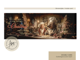 Let’s Bake Christmas Cookies  – Sprookjes Kerstkaart met Eigen Foto