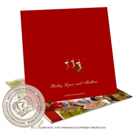 Sprookjes Kerstkaart met foto CA014
