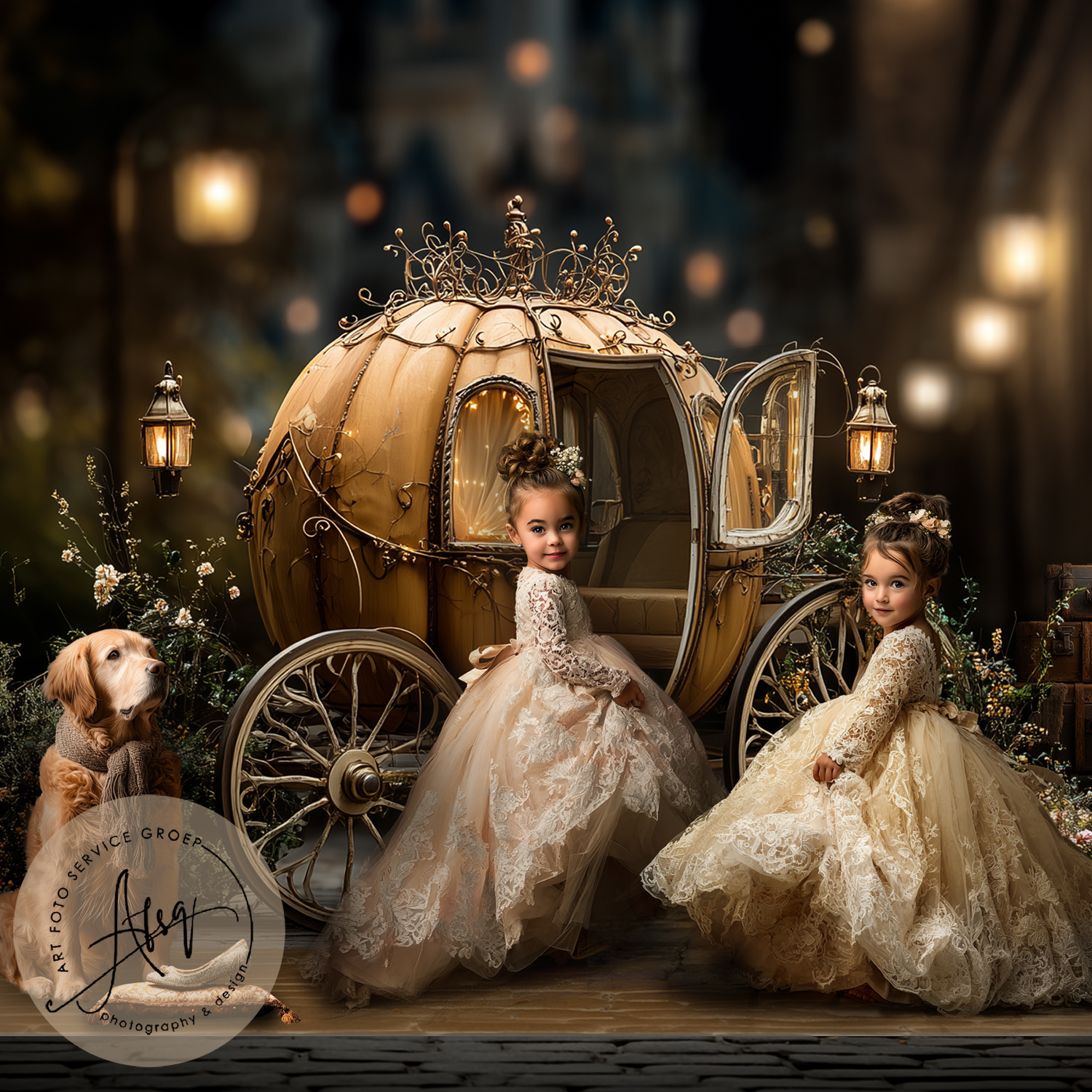Digitale Droomfoto (Fine art) - A Cinderella story...