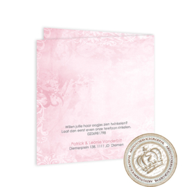 Foto Geboortekaartje LG416 FC2 Pink
