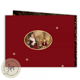 The Most Wonderful Time – Sprookjes Kerstkaart met Eigen Foto