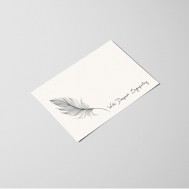 ASCK026 - Condolence kaarten Set met enveloppen