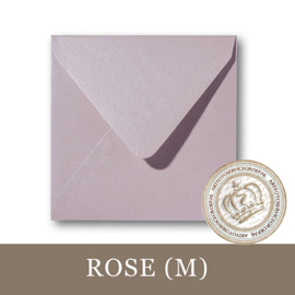 Parelmoer envelop - Rose