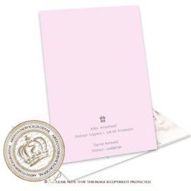 Babyshower kaart BS010 Pink