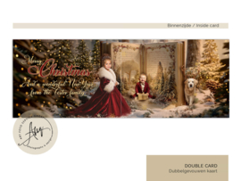 The Most Wonderful Time – Sprookjes Kerstkaart met Eigen Foto