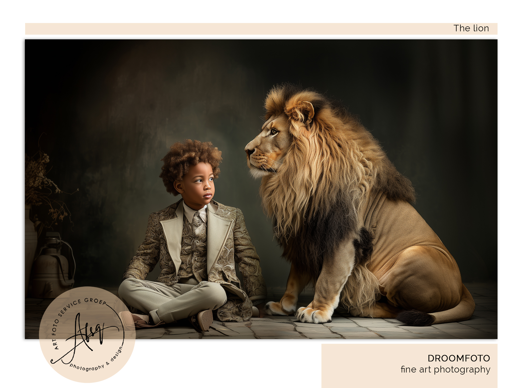 Digitale Droomfoto (Fine art) - The Lion...