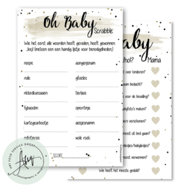 Oh baby, Guess who... - Baby Voorspellingen  - (20 invulkaarten)
