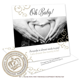 Babyshower kaart BS011