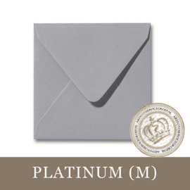 Parelmoer envelop - Platinum