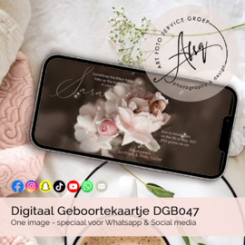 Digitaal Geboortekaartje - DGB047