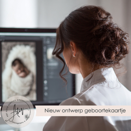Op Maat Gemaakt Geboortekaartje – Uniek Droom- of Foto Ontwerp | 3 Correctierondes & Snel Ontwerp