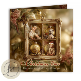 Christmas in a box – Sprookjes Kerstkaart met Eigen Foto