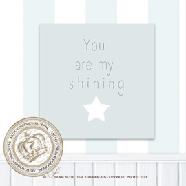 Printable poster - Shining star