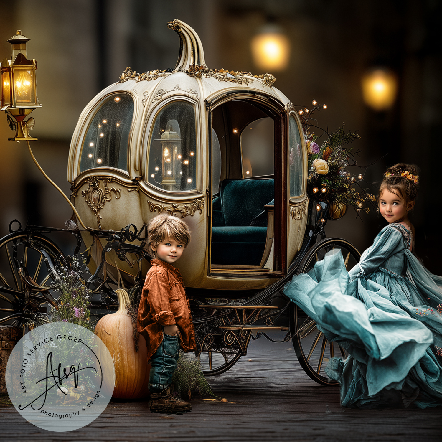 Digitale Droomfoto (Fine art) - An autumn fairy tale...