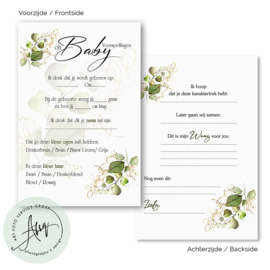 Baby Voorspellingen  - (20 invulkaarten)