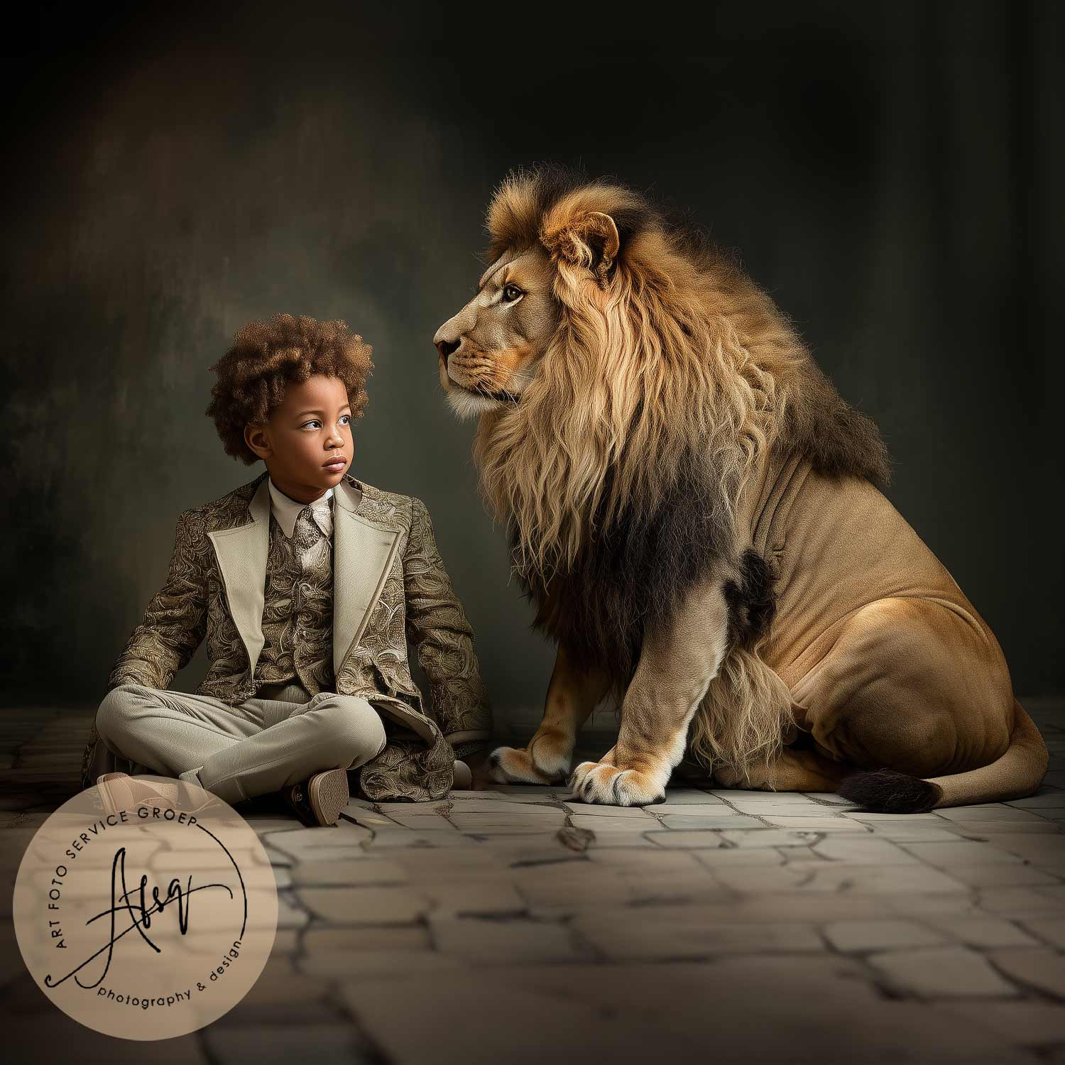 Digitale Droomfoto (Fine art) - The Lion...