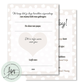 OH Baby! - Baby Voorspellingen  - (20 invulkaarten)