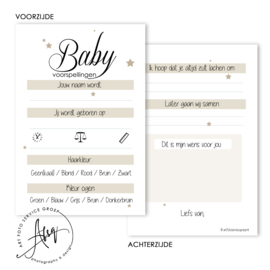 Baby Voorspellingen BSG007 (Set van 20 stuks)