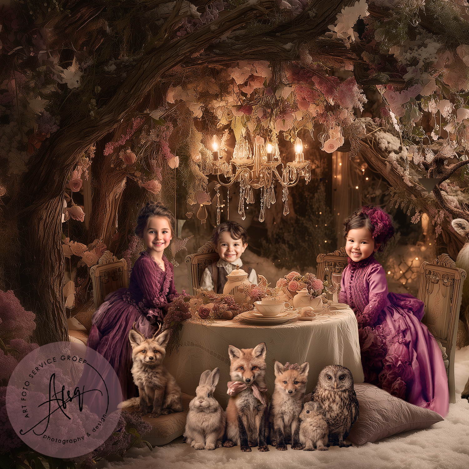 Digitale Droomfoto (Fine art) - A Fairy tale diner...