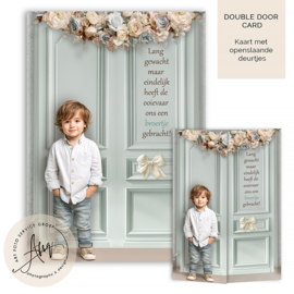 Sprookjes Geboortekaartje GB626 DD Blue