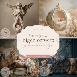 Eigen ontwerp geboortekaartje -EO