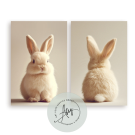 Bunny poster set
