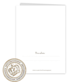 Invul Geboortekaartjes FS267 Blue (12 gevouwen kaarten)