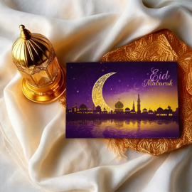 ASWK027 - Eid Mubarak wenskaarten Set