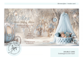 Droom geboortekaartje met eigen foto - Geboortekaartje – Little Prince GB624WB