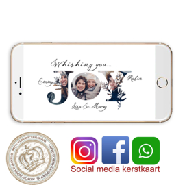 Social media Kerstkaart CA024DS