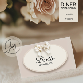 Diner naamkaarten