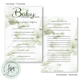 Baby Voorspellingen  - (20 invulkaarten)