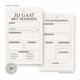 Invulkaarten voor een Collega - IVK404