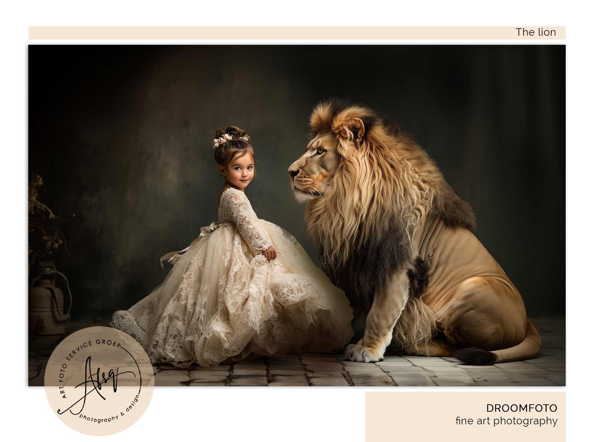 Digitale Droomfoto (Fine art) - The Lion...