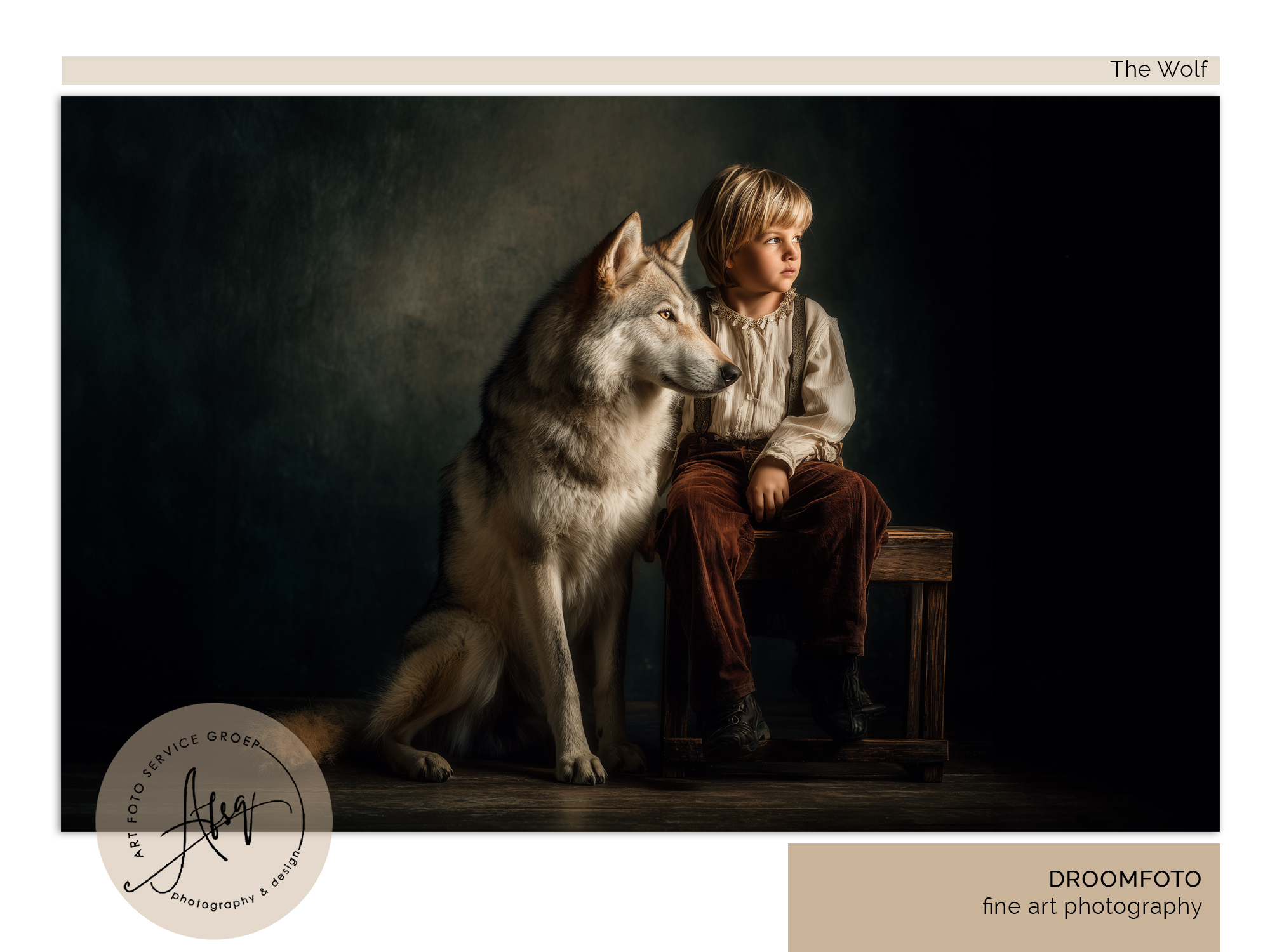 Digitale Droomfoto (Fine art) - The Wolf...