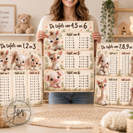 A3 Tafel Poster Set | 3 posters van 30x40 cm