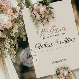Welkomstbord Huwelijk
