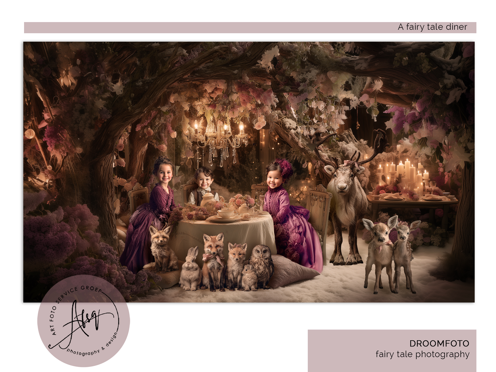 Digitale Droomfoto (Fine art) - A Fairy tale diner...