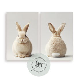 Bunny poster set