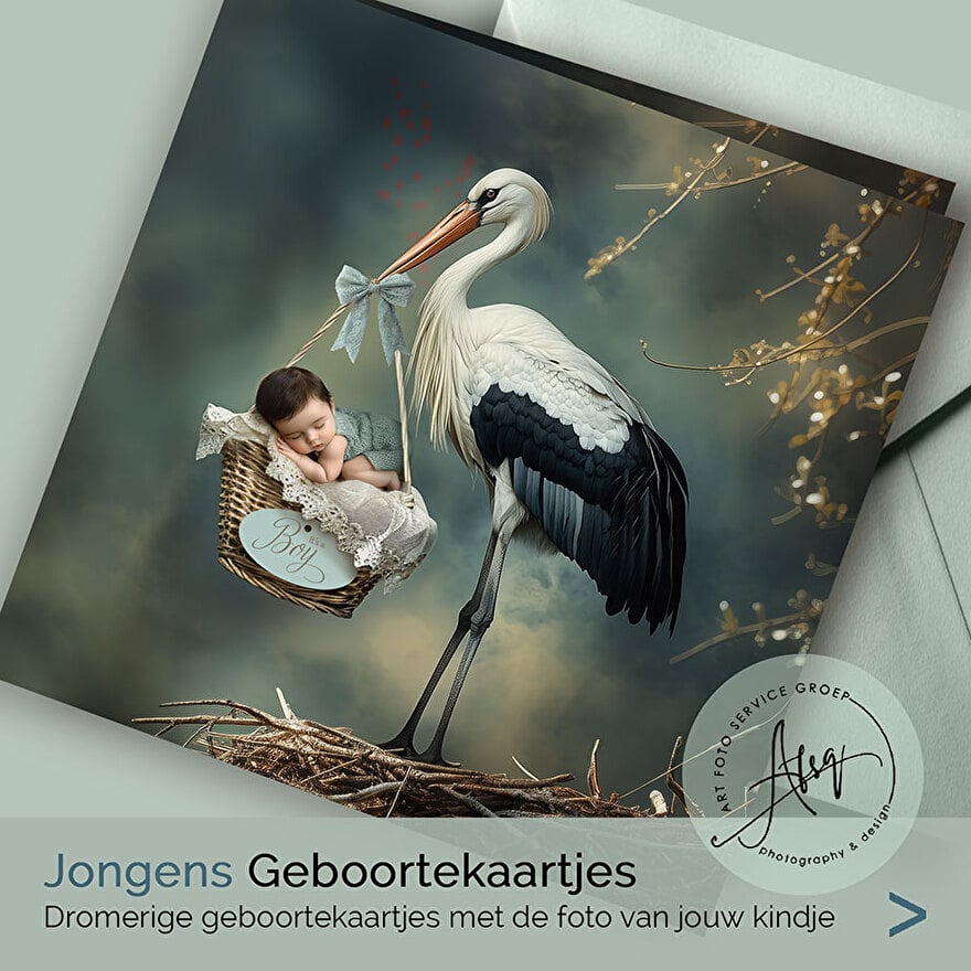 Geboortekaartjes voor een jongen