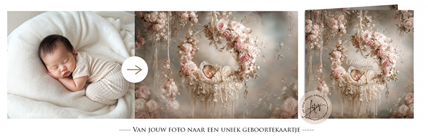 Wij maken van jouw babyfoto een sprookje