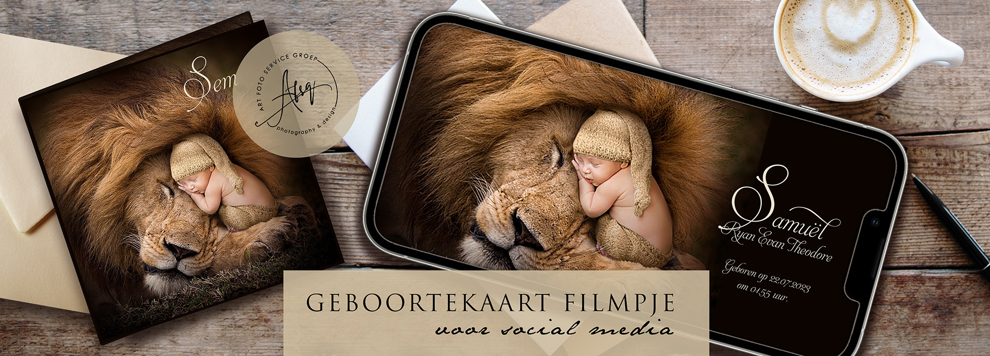 Digitale geboortekaartjes - My little story