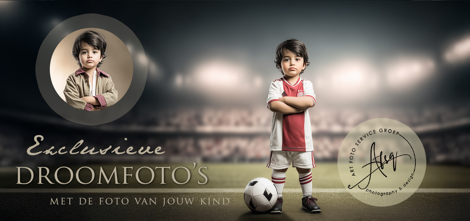Droomfoto met de foto van jouw eigen kind