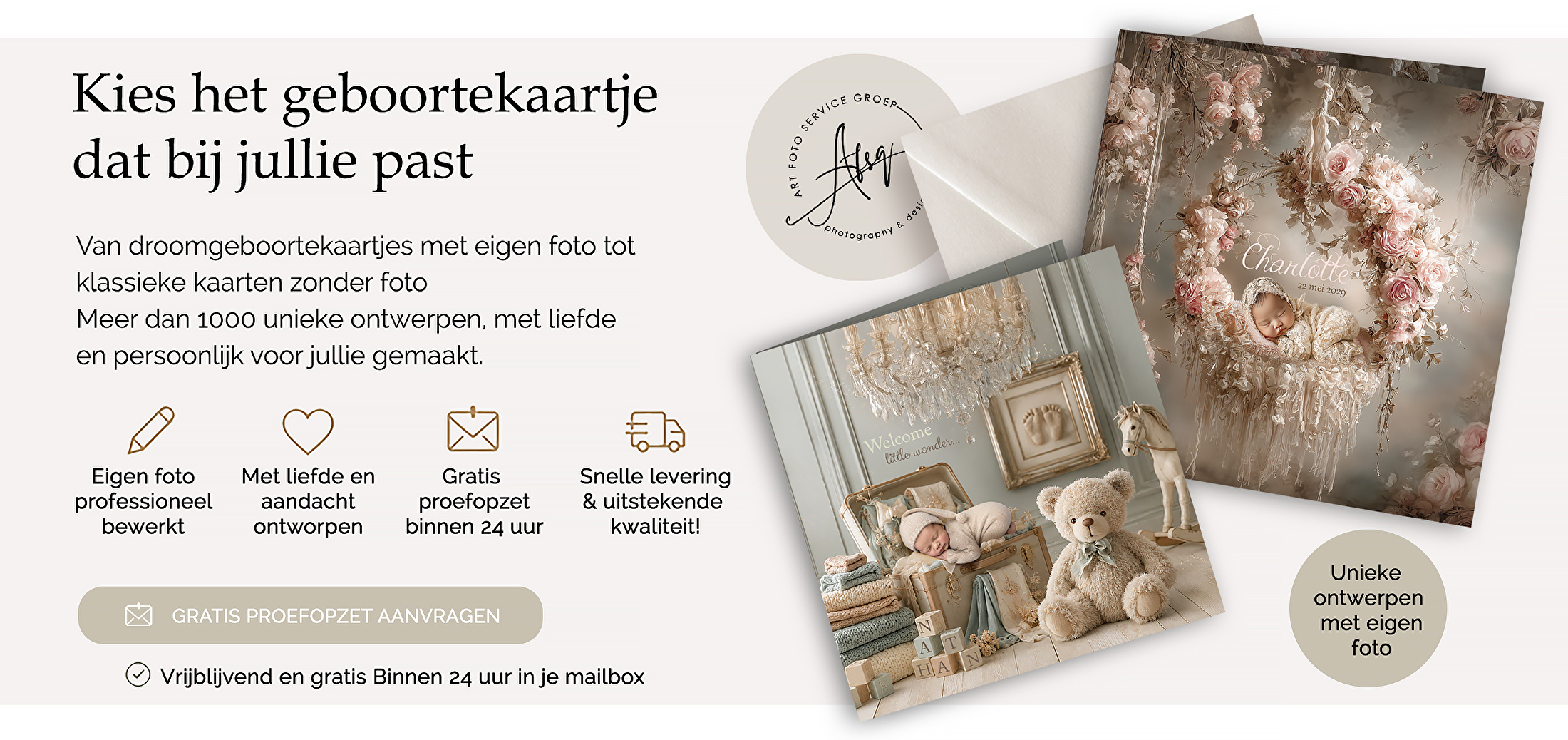 Kies jouw favoriete geboortekaartje
