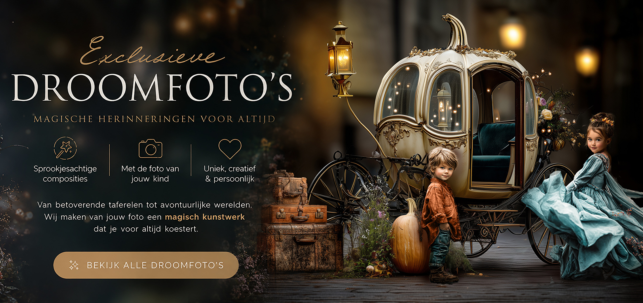 Unieke droomfoto's met eigen foto