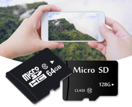 Micro SD-kaart + adapter