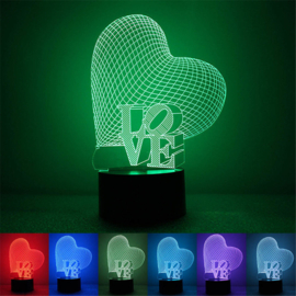 Visual effect LED lamp