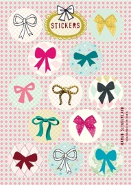 SWEET BOWS strikjes stickervel