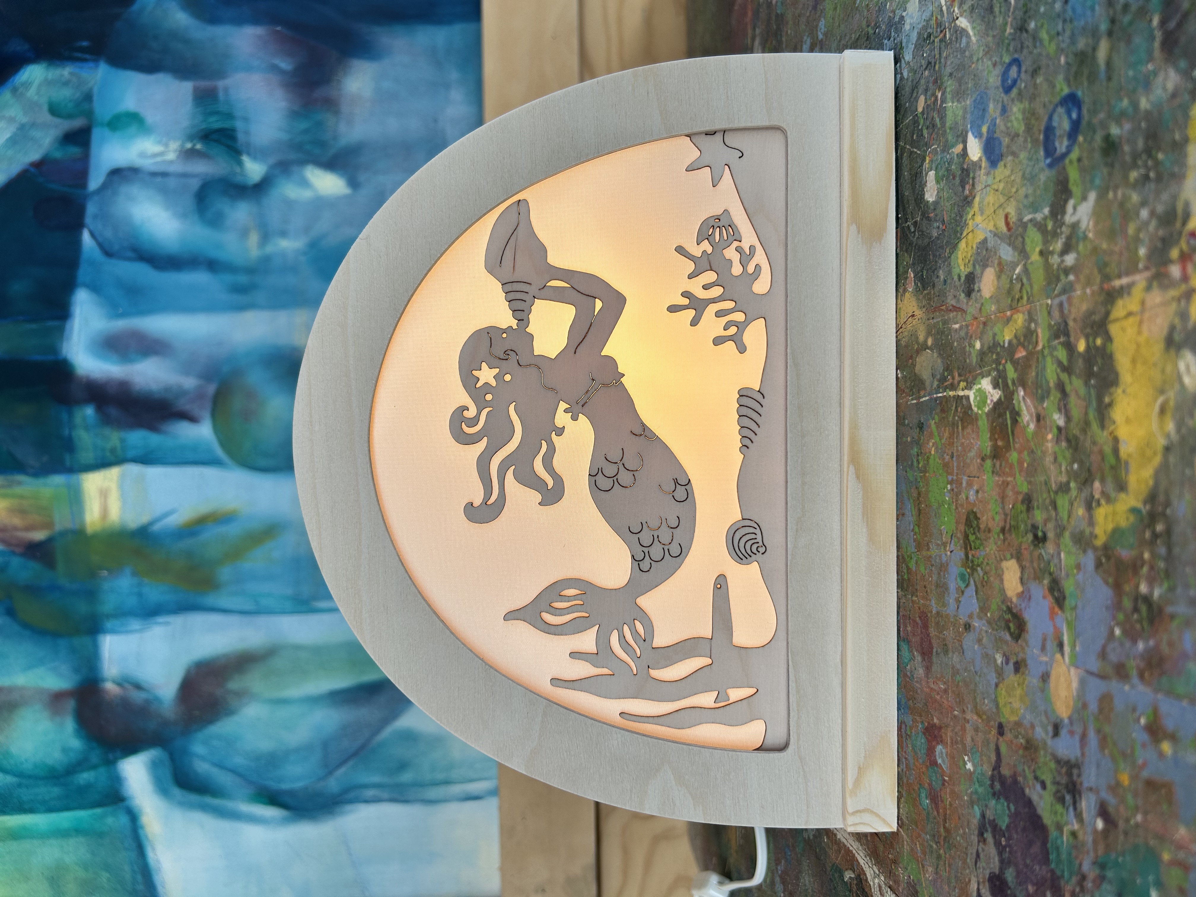 Silhouette Mermaid