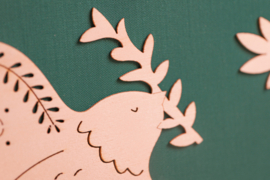 Silhouet slide Folklore Bird